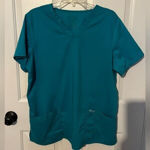 Cherokee Light Teal Scrub Set